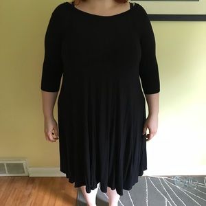 Comfortable Black Stretch Dress